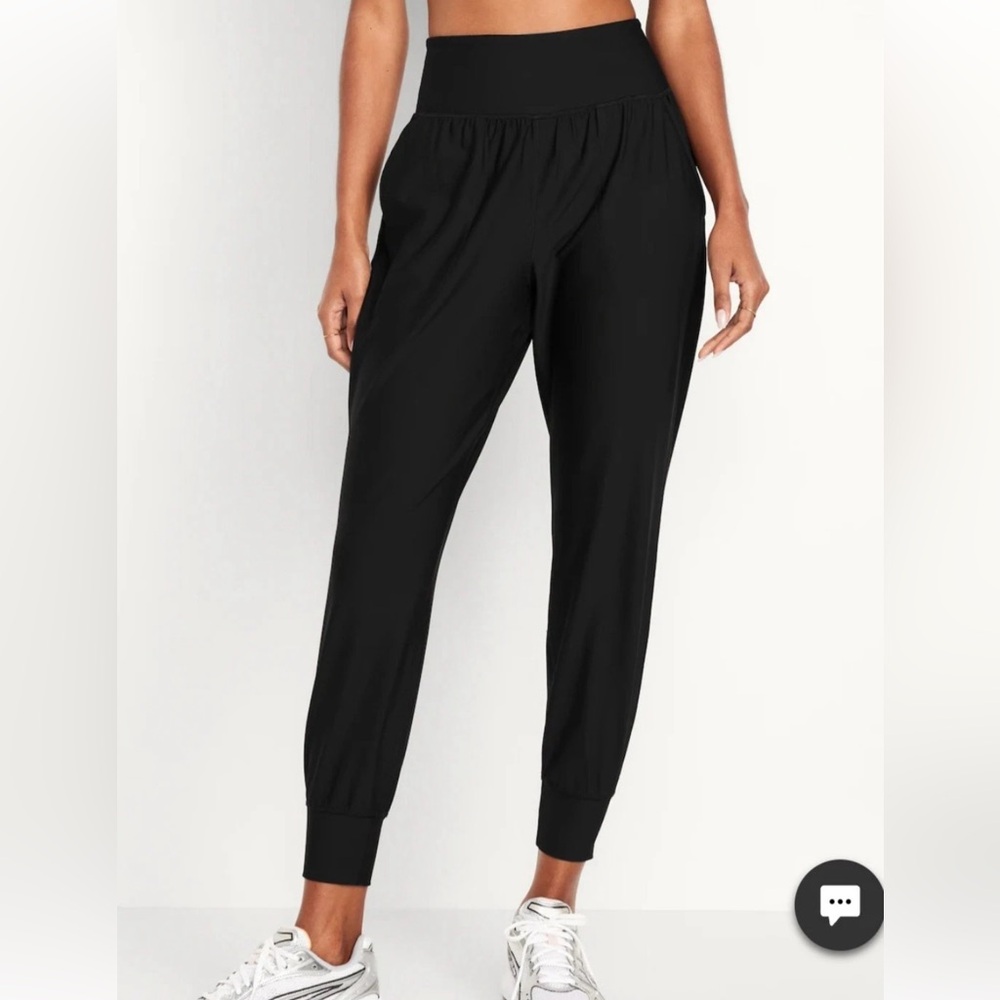 Old Navy Women’s High-Rise PowerSoft Pocket Joggers Pants Black XS NWT